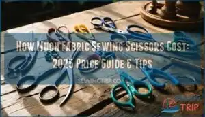 how much fabric sewing scissors