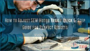 how to adjust sew motor brake