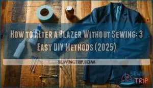 how to alter a blazer without sewing
