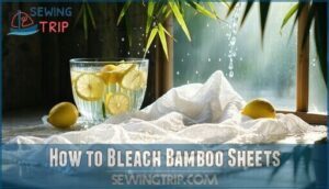 how to bleach bamboo sheets