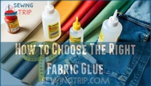 how to choose the right fabric glue
