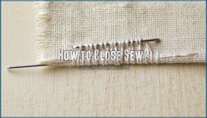 how to close sew