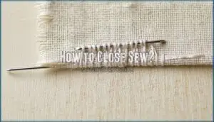 how to close sew
