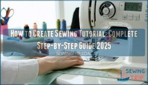 how to create sewing tutorial