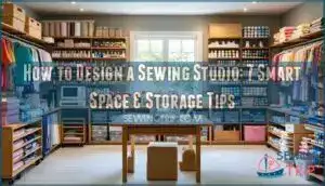 how to design a sewing studio