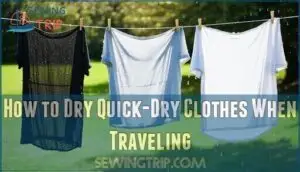 how to dry quick-dry clothes when traveling