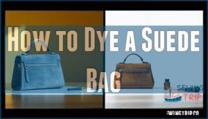 how to dye a suede bag
