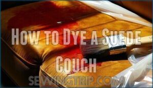 how to dye a suede couch
