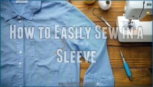 how to easily sew in a sleeve