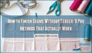 how to finish seams without serger