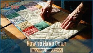 how to hand quilt