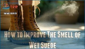 how to improve the smell of wet suede
