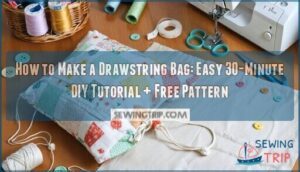 how to make a drawstring bag