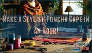 how to make a poncho cape