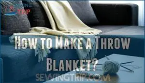 how to make a throw blanket