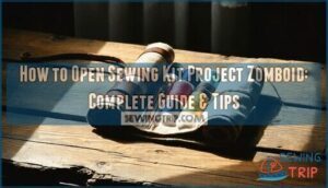 how to open sewing kit project zomboid