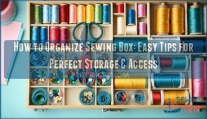 how to organize sewing box