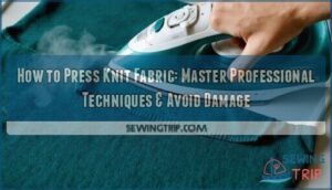 how to press knit fabric
