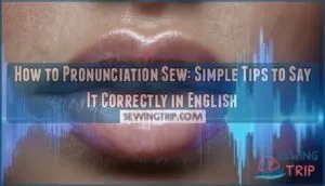 how to pronunciation sew