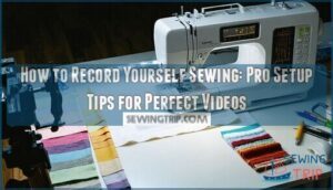 how to record yourself sewing