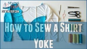 how to sew a shirt yoke