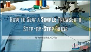 how to sew a simple trouser