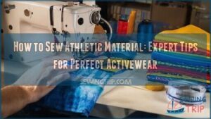 how to sew athletic material