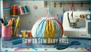 how to sew baby ball