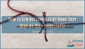 how to sew buttonholes by hand