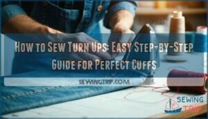 how to sew turn ups