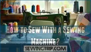 how to sew with a sewing machine