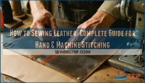 how to sewing leather