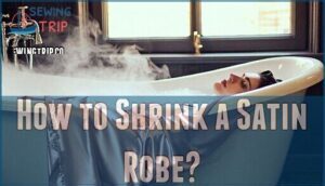 how to shrink a satin robe