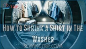 how to shrink a shirt in the washer