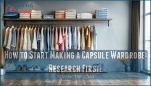how to start making a capsule wardrobe: research first!