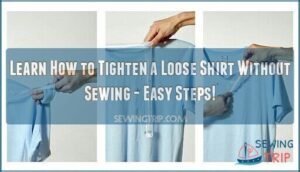 how to tighten a loose shirt without sewing