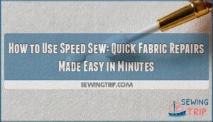 how to use speed sew