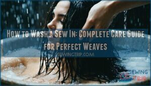 how to wash a sew in