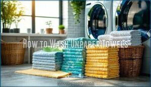 how to wash unpaper towels