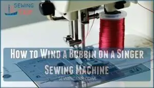 how to wind a bobbin on a singer sewing machine