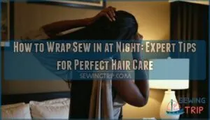 how to wrap sew in at night