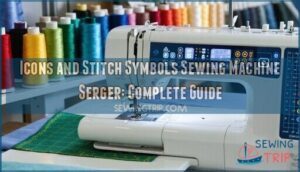 icons and stitch symbols sewing machine serger 2