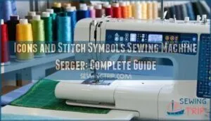 icons and stitch symbols sewing machine serger 2