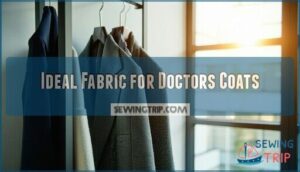ideal fabric for doctors coats