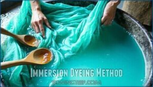 immersion dyeing method