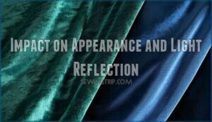 impact on appearance and light reflection