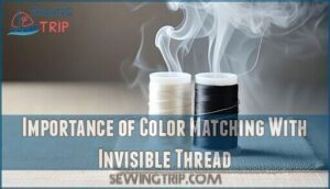 importance of color matching with invisible thread