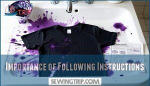 importance of following instructions