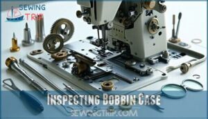inspecting bobbin case