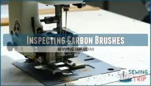 inspecting carbon brushes